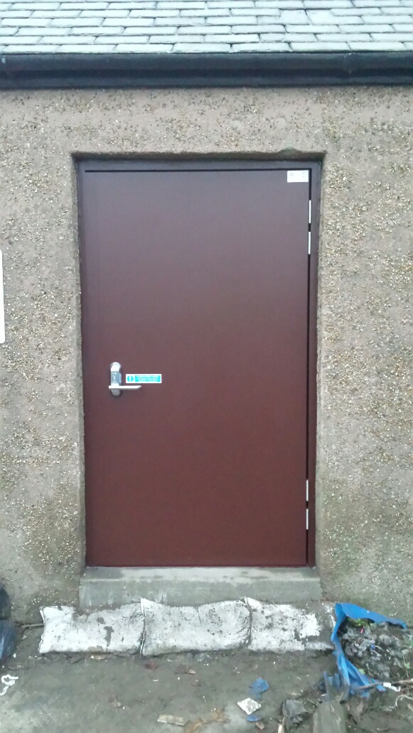 Steel door