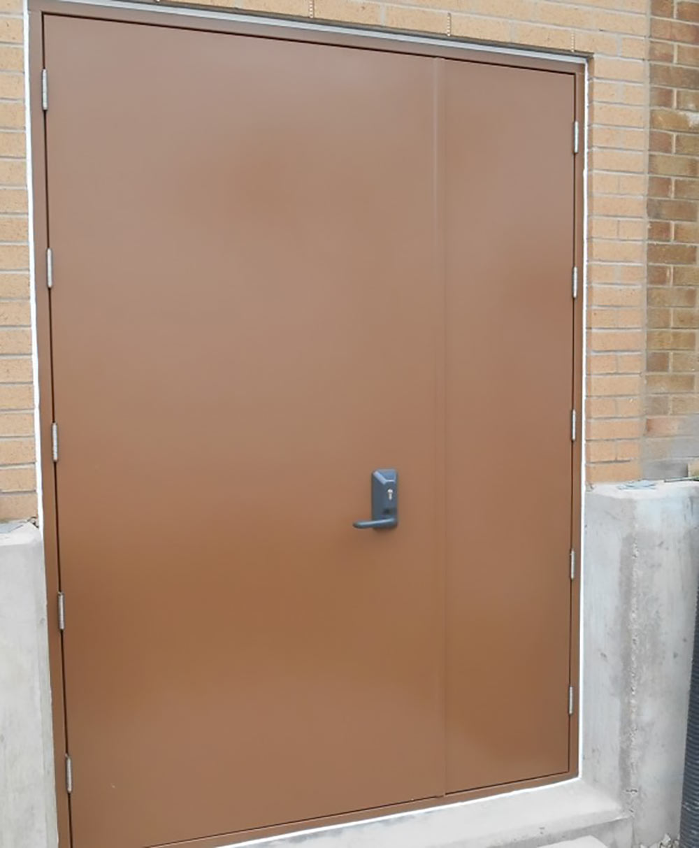 Steel door