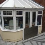 Conservatory Door flood Barrier